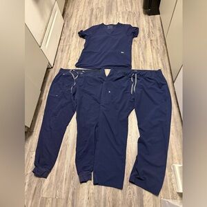 Figs Sz XXLT & XL Scrub Set